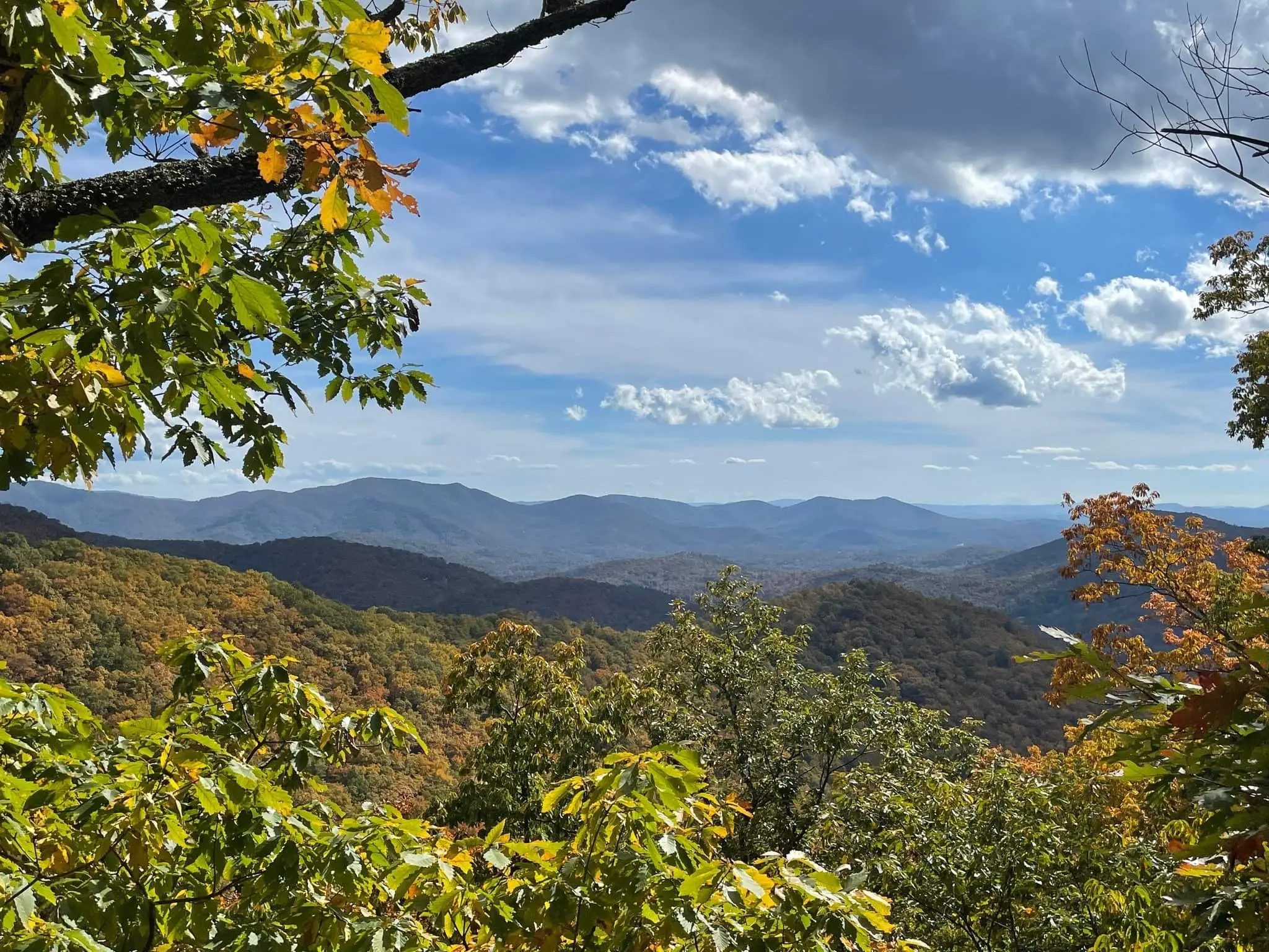 Blue Ridge Mountains overlook above Asheville, North Carolina — Capstone Connectors service area